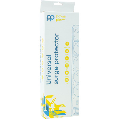Сетевой фильтр питания PowerPlant 5м, 5 розеток, USB 2.1A (JY-1056U/5) (PPSA10M50S5U) Винница - изображение 3