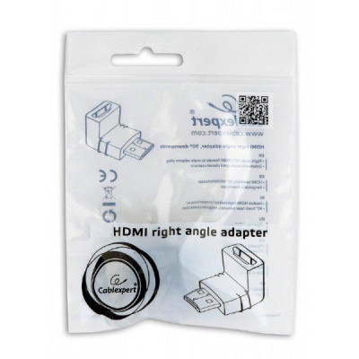 Перехідник HDMI M to HDMI F Cablexpert (A-HDMI90-FML) Вінниця - фото 4