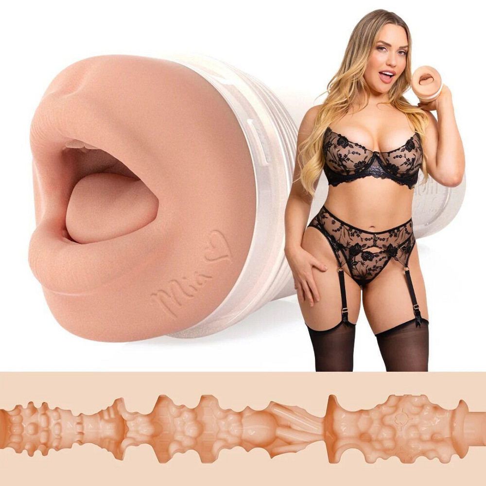 Мастурбатор-ротик Fleshlight Girls: Mia Malkova - Headshot, со слепка ротика, очень нежный Sex Aura Киев - изображение 1