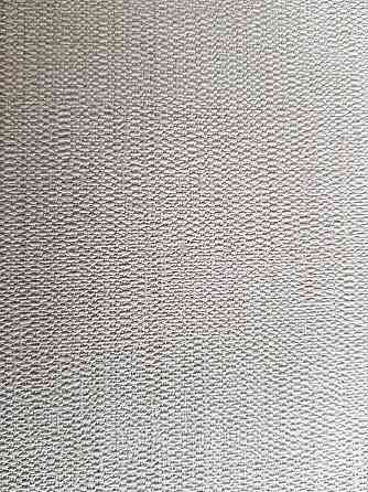 Шпалери метрові вінілові на флізелін Grandeco Poem однотонні структурні під тканина льон молочні Київ