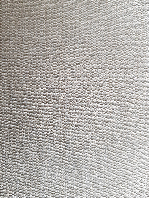 Шпалери метрові вінілові на флізелін Grandeco Poem однотонні структурні під тканина льон молочні Київ - фото 3