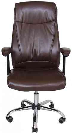 Офісне Крісло Керівника Richman Alvaro Хром М2 AnyFix Коричневий Київ