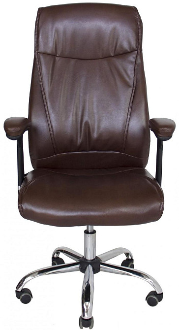 Офісне Крісло Керівника Richman Alvaro Хром М2 AnyFix Коричневий Київ - фото 2