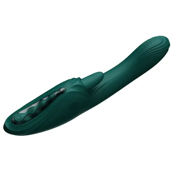 Вібратор-кролик Zalo Ares Turquoise Green Львів