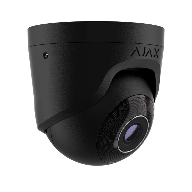 8 Mp проводная охранная IP камера Ajax TurretCam (8 Mp/2.8 mm) Black Киев - изображение 1