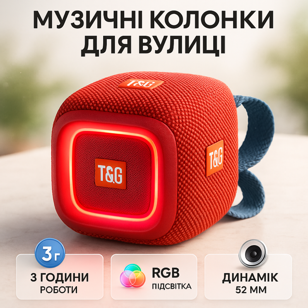 Бездротова блютуз колонка в дорогу TG339, Bluetooth колонка з usb-портом Бездротова bluetooth IX-11 Львів - фото 20