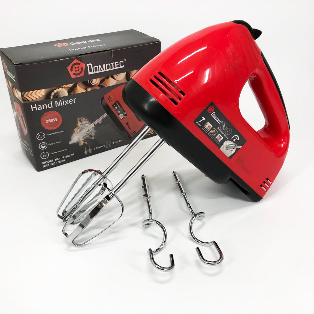 Міксер для хлібного тіста DOMOTEC R6633R 260 Вт, Міксер для кремів і мусів Зручний кухні LD-28 Львів - фото 15