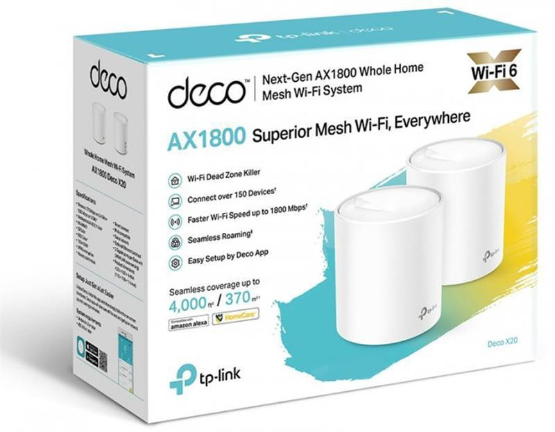 WiFi Mesh система TP-Link Deco X20 2-pack white Харків - фото 6