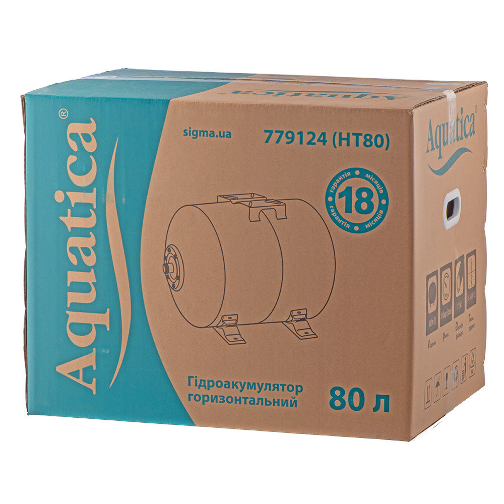 Гидроаккумулятор горизонтальный 80л AQUATICA (779124) Киев - изображение 13