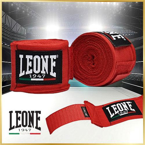Боксерский бинт Спортивные бинты для бокса Боксерские бинты для рук Защитные боксерские бинты Leone Red 4,5 м Киев - изображение 1