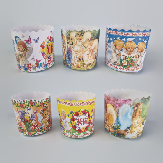 Форми для Пасок 250 гр d90 h85 Асорті 50 шт/пач. Харків