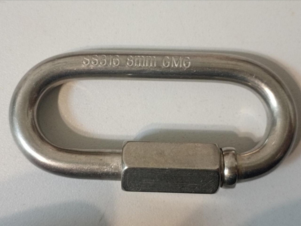 Змичка (ланцюга) "GoralMet" з нержавіючої кислотостійкої сталі AISI 316 на закрутку  діаметром 8 мм Киев - изображение 1