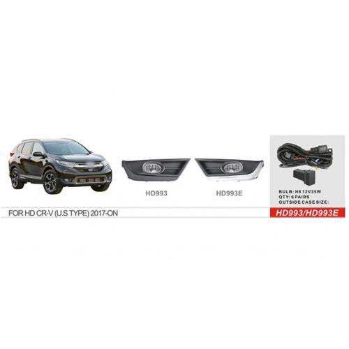 Дополнительные фары для Honda CR-V 2017+, модель HD-993E, H8 12V 35W с электропроводкой Харьков - изображение 1
