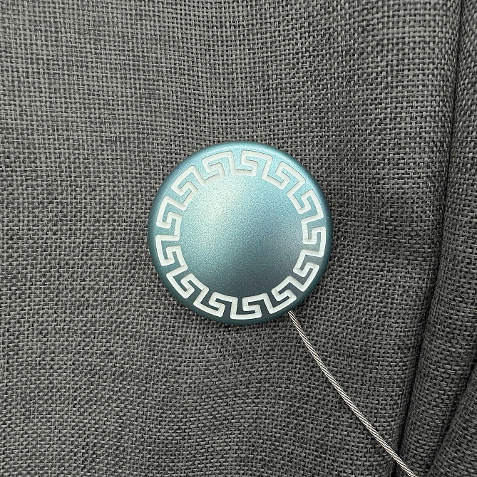 Магниты для штор и гардин Афина 2 шт Голубой (81-264) Киев - изображение 3