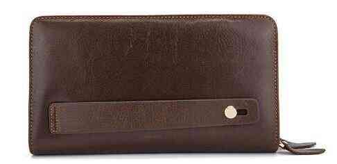 Чоловіча барсетка з ремінцем на руку Vintage 14915 Коричнева Київ