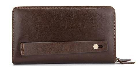 Чоловіча барсетка з ремінцем на руку Vintage 14915 Коричнева Київ - фото 2