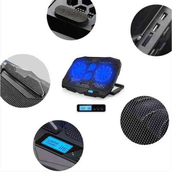 Охолоджуюча підставка для ноутбуків Laptop Cooler S18 діагональ 17.3 " Вінниця