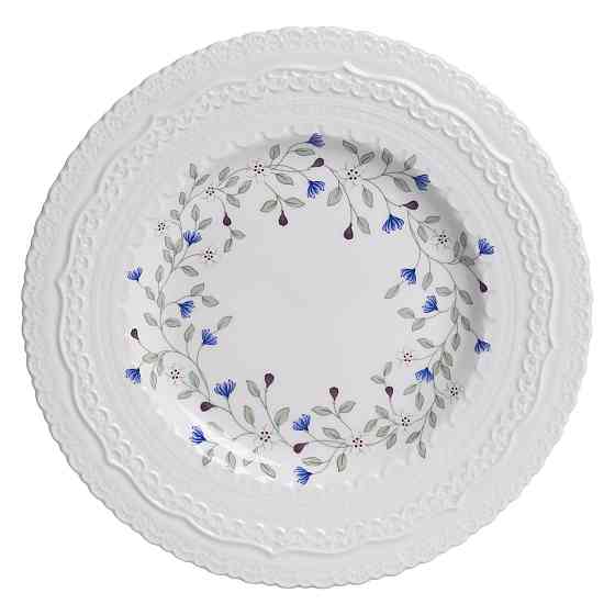 Столовий набір посуду тарілок і чашок 32 предмети на 6 персон Sophie порцеляновий, обідній столовий сервіз тарілок YY78-5A Коломия