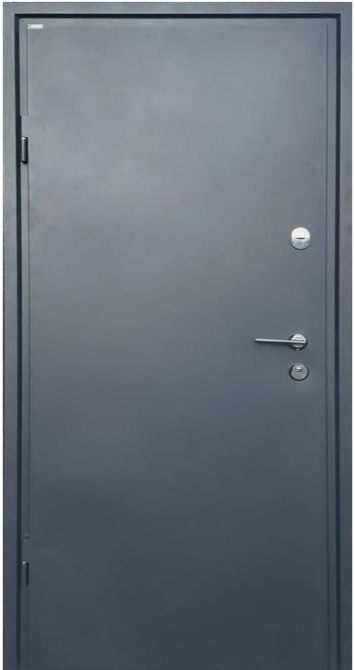 Двери входные Бастион Прайм Ескада 32 RAL 7016 / ПВХ Антрацит 860х2050 мм Киев - изображение 1