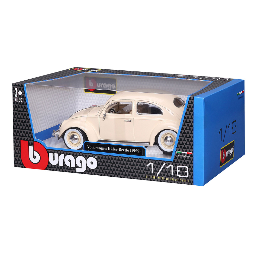 Автомодель - Volkswagen Käfer Beetle (1955) (бежевий, 1:18) Дніпро - фото 9