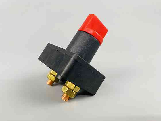 Вимикач маси універсальний, механічний 12/24 В (червона мідь) 150 A. М6 — мідний болт Мукачево