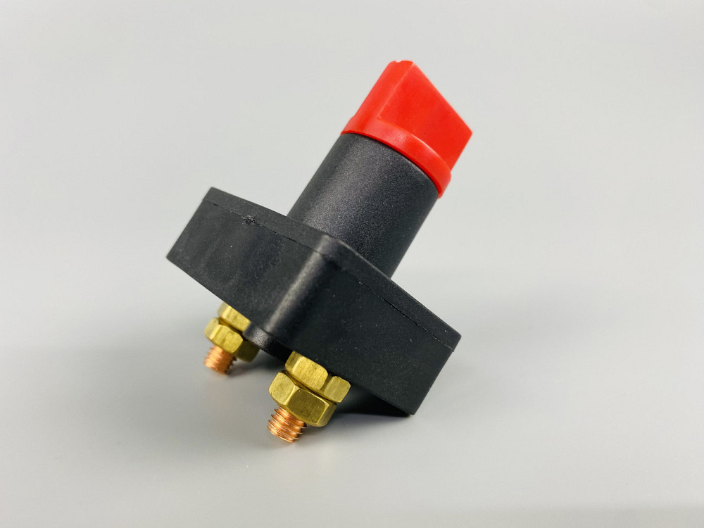 Вимикач маси універсальний, механічний 12/24 В (червона мідь) 150 A. М6 — мідний болт Мукачево - фото 1