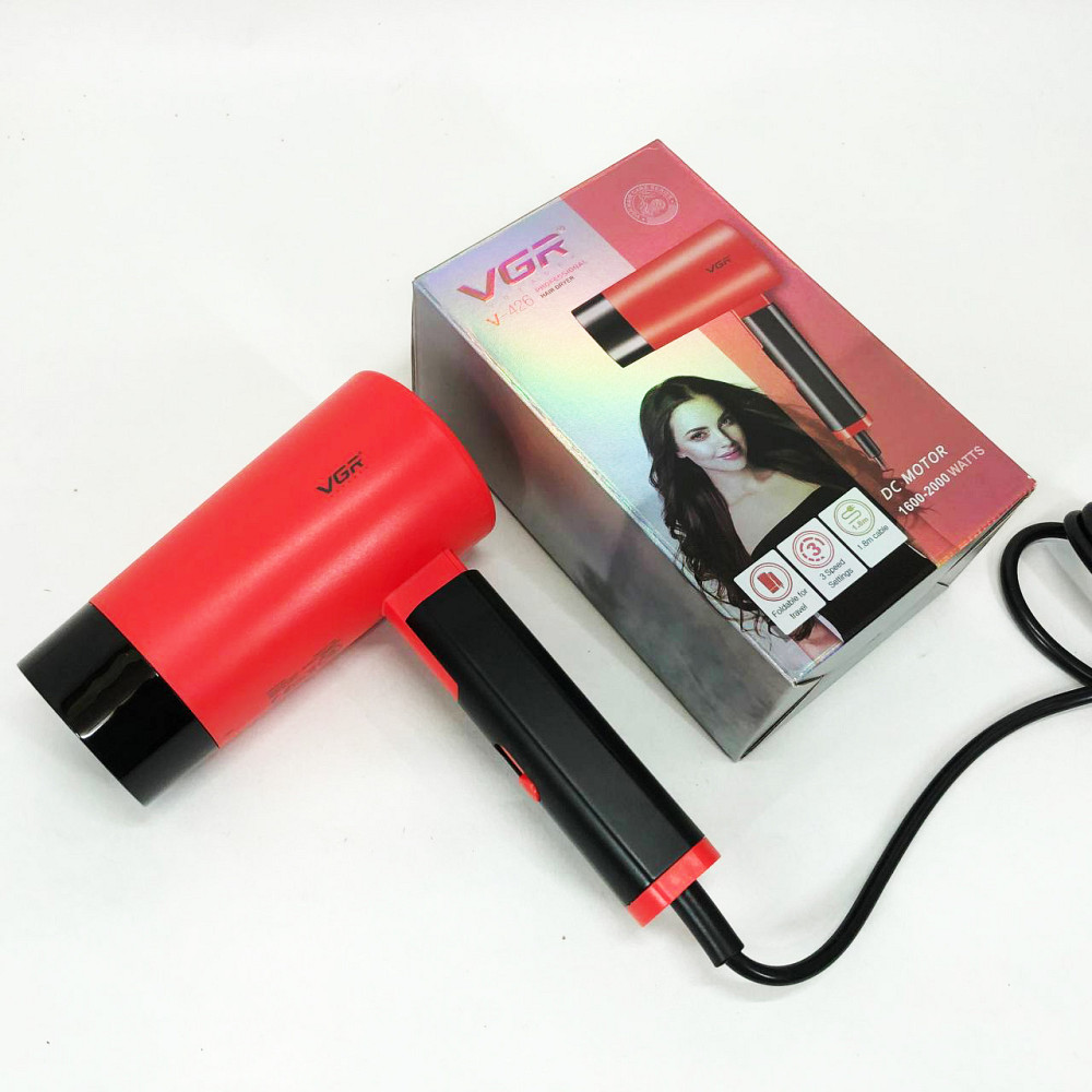 Мощный фен для быстрой сушки VGR V-426 2000 Вт, Функциональный профессиональный фен MX-97 Львов - изображение 18