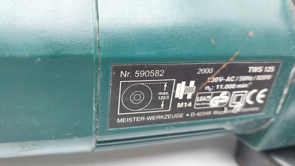 Кутова шліфувальна машинка TOP CRAFT TWS 125 (Б клас) Луцк - изображение 4