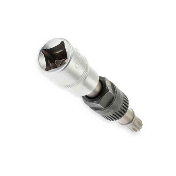 Съёмник шкива генератора 33 зуба Иномарка в сборе с головкой-вставкой Spline M10 х 100 мм Мукачево