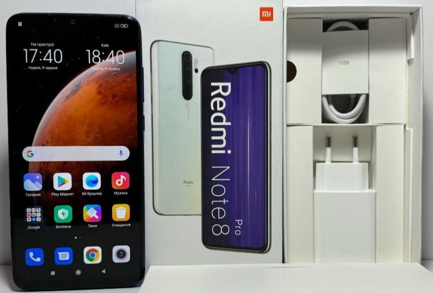 Смартфон Xiaomi Redmi Note 8 Pro Ocean Blue, 6/128GB Rom. NFC Киев - изображение 3