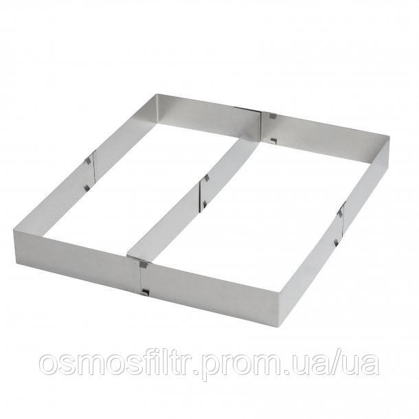 Рамка для випічки Axentia нерж з регулюваням ширини та глибини 23.5-44x5x20-37 см (124014) Київ - фото 8