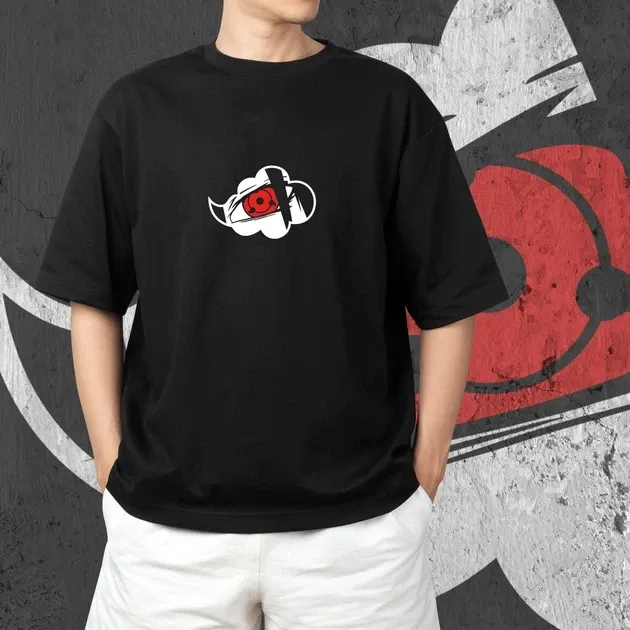 Футболка для подростка мальчика с принтом Наруто Шарінган Размер 160 Anime10304 Днепр - изображение 3