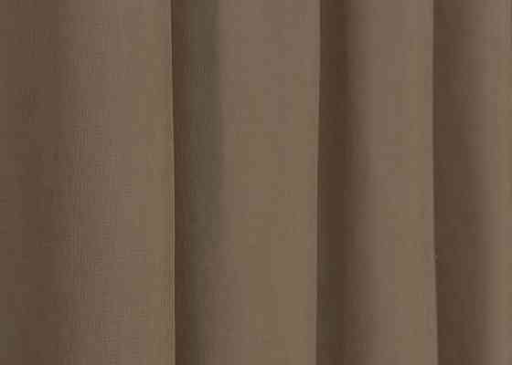 Комплект коротких штор VR-Textil Мікровелюр Petek YL № 1799ш Какао 130х170 см 2 шт (35-0381) Київ