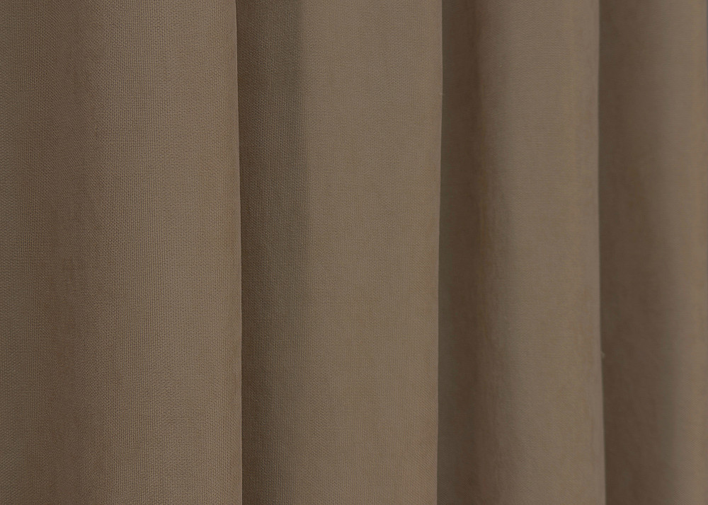 Комплект коротких штор VR-Textil Мікровелюр Petek YL № 1799ш Какао 130х170 см 2 шт (35-0381) Київ - фото 6