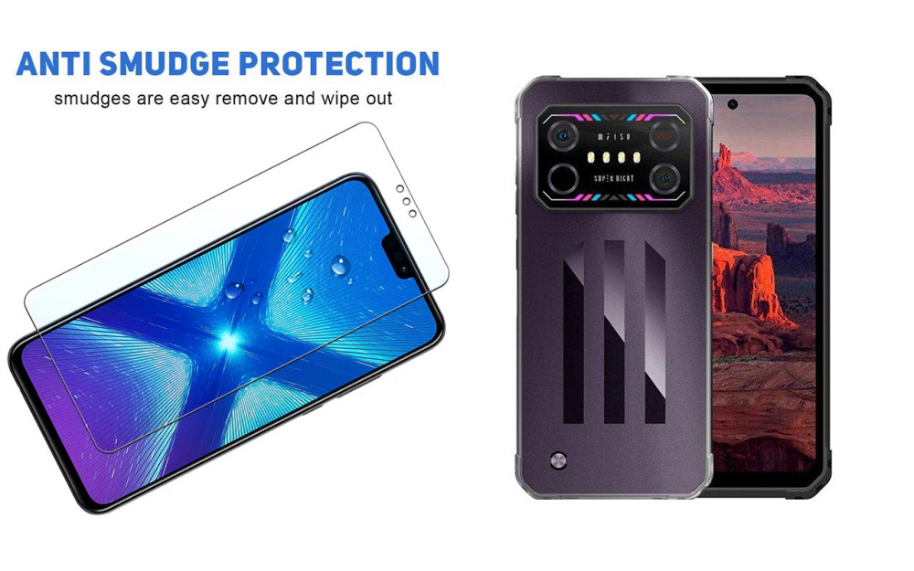 Захисне скло NeoGlass для Oukitel IIIF150 Air1 Ultra, IIIF150 Air1 Ultra+ – надпрозоре та стійке Київ - фото 3