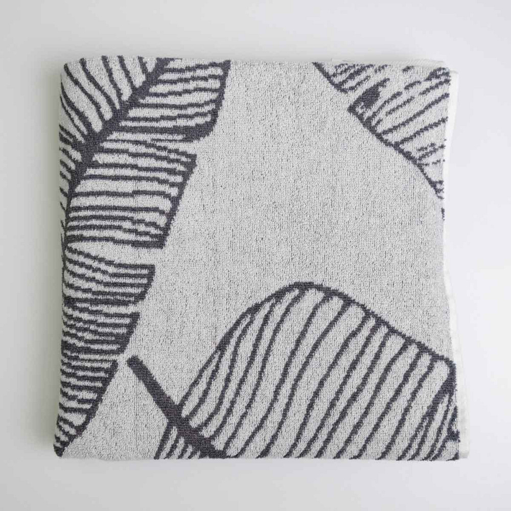 Полотенце для рук и лица махровое с рисунком перо GM Textile 40х70см 400г/м2 (Серый) Сумы - изображение 4