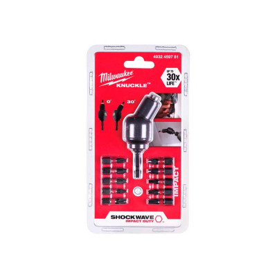 Набір біт Milwaukee SHOCKWAVE з насадкою Knuckle 11шт (4932459781) Вінниця - фото 4