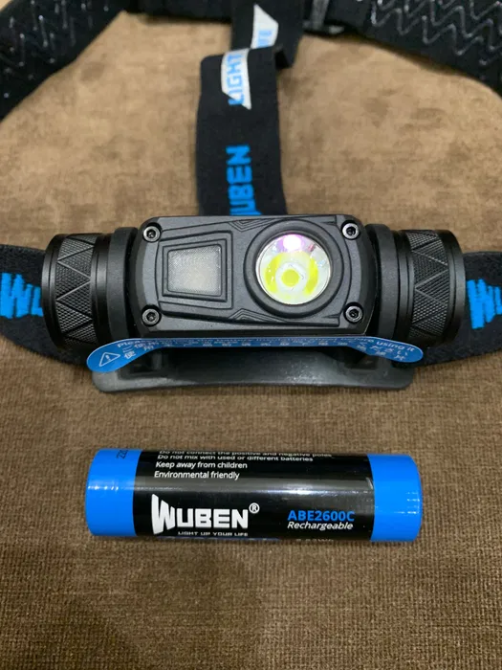 Налобний ліхтар Wuben H1 V2.0 1200лм з акумулятором Вінниця - фото 4