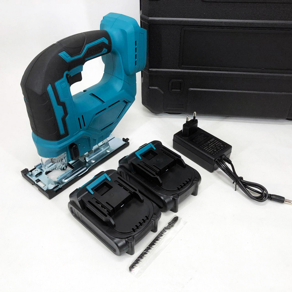 Аккумуляторный бесщеточный лобзик 24V с 2 АКБ в пластиковом кейсе с регулировкой скорости и угла наклона FE-71 Ивано-Франковск - изображение 4