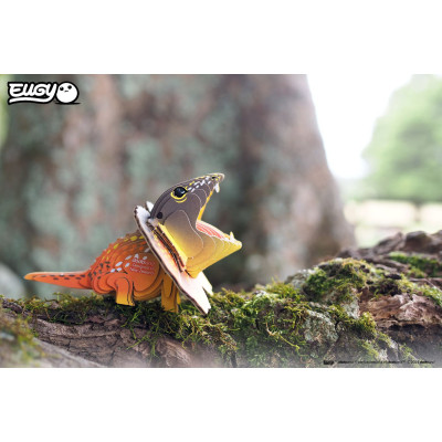 Пазл Eugy 3D Зоопарк Плащеносная ящерица (XEG-108) Винница - изображение 2