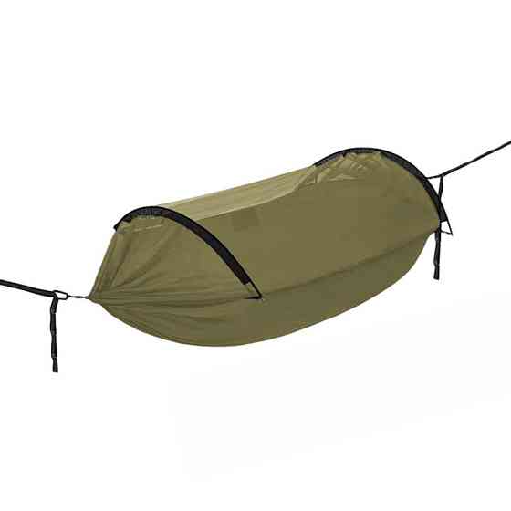 Гамак 3-в-1 з москітною сіткою Naturehike CNH22HJ001, 210T polyester, темно-зелений Київ