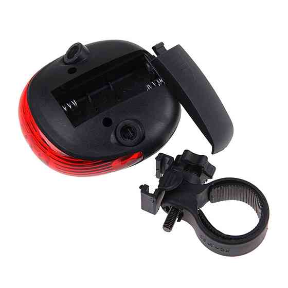 Задній велосипедний фонарь з 5 LED та 2 лазерами Київ