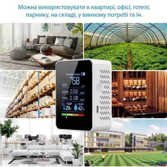 Монітор якості повітря GRILLI 5в1 White 777664 Код: 013477 Рівне