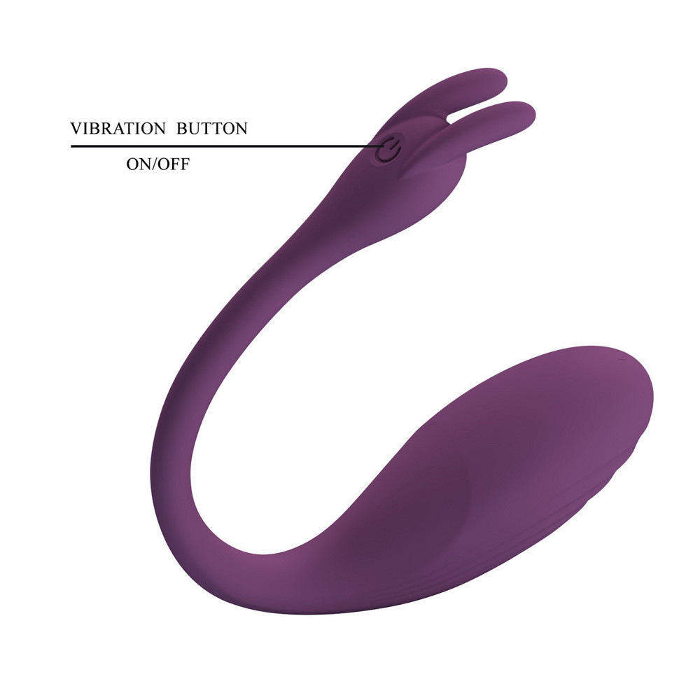 Вібратор - Pretty Love Catalina Stimulator Dark Purple (App) Sex Aura Київ - фото 6