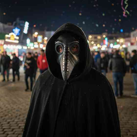 Маска Чумного лікаря 25х15см SBR Київ