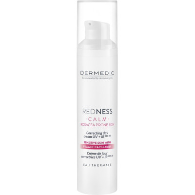 Крем для лица Dermedic Redness Calm Correcting Day Cream UV+IR SPF 20 Корректирующий Дневной 40 мл (5901643176549) Винница - изображение 1