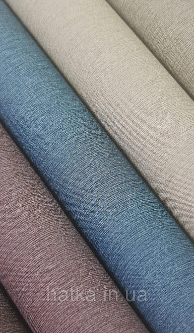 Шпалери вінілові на флізеліновій основі Rasch Ascona 1.06х10 однотонні структурні тонка смужка бежеві Київ - фото 5