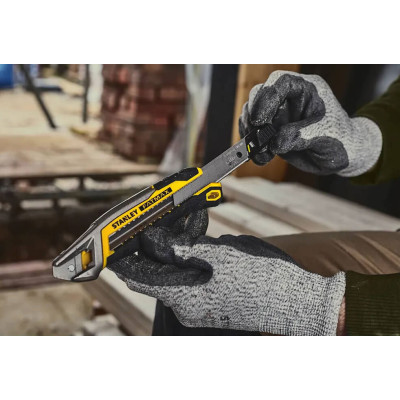 Нож монтажный Stanley FatMax Integrated Snap Knife, сегментное лезвие 18мм, L=165мм. (FMHT10594-0) Винница - изображение 6