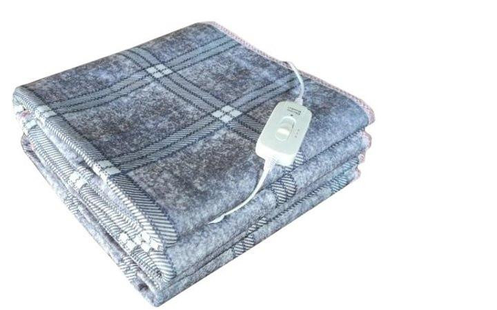 Электропростынь односпальная 115х155 см одеяло с подогревом кабель 1,9м + удлинитель 2 м Royan серая Белая Церковь - изображение 1
