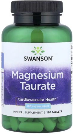 Таурат магния Swanson Magnesium Taurate 100 mg 120 таб Киев